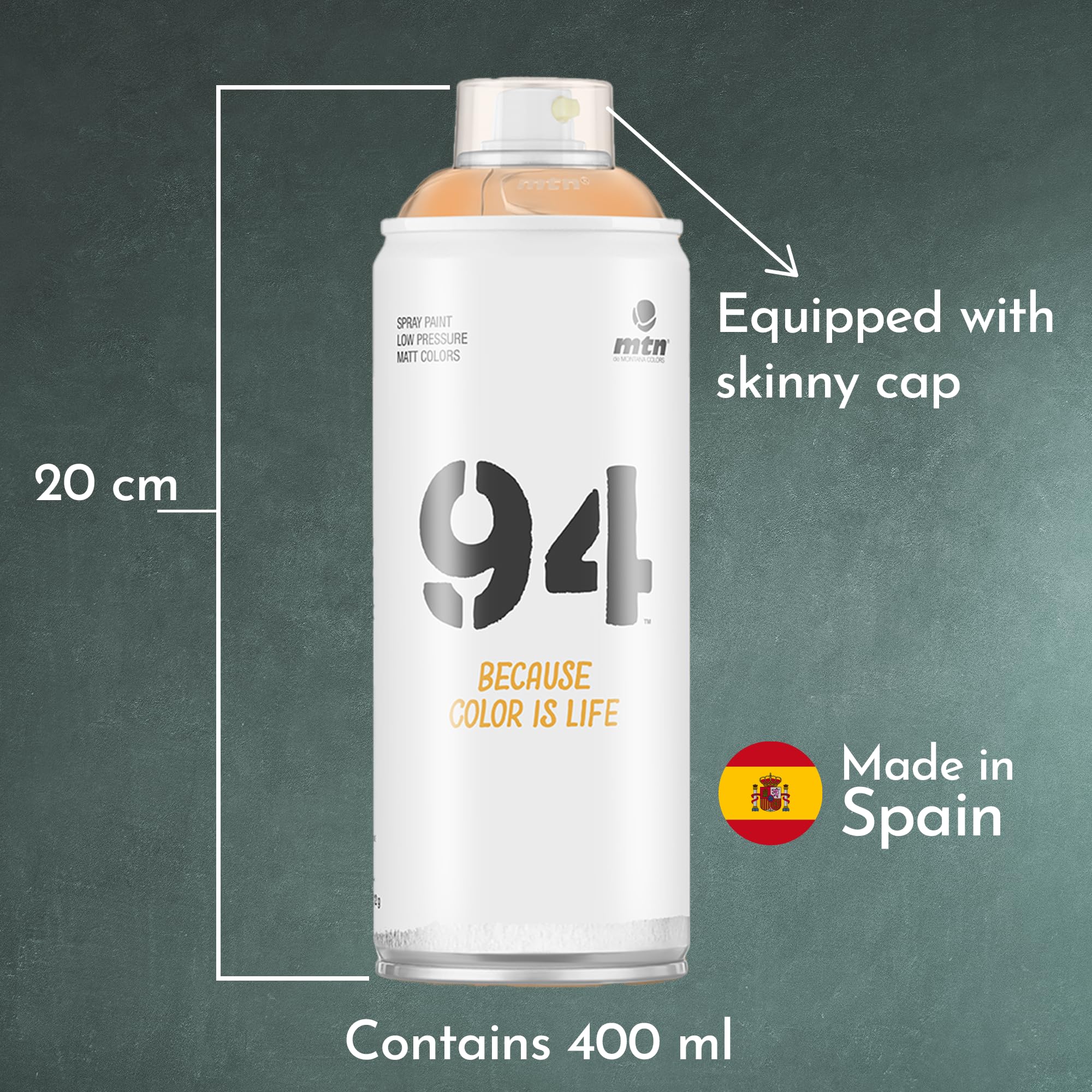 MONTANA MTN 94 Spain Speciality Spray Paints 400ml - (Metallic